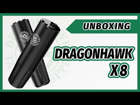 Mast Dragonhawk X8 Bezprzewodowa Maszynka do Tatuażu Pen Czarny