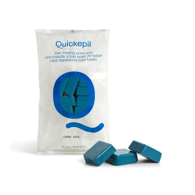 Quickepil hard wax stripless depilatory 1 kg blue - BVShop