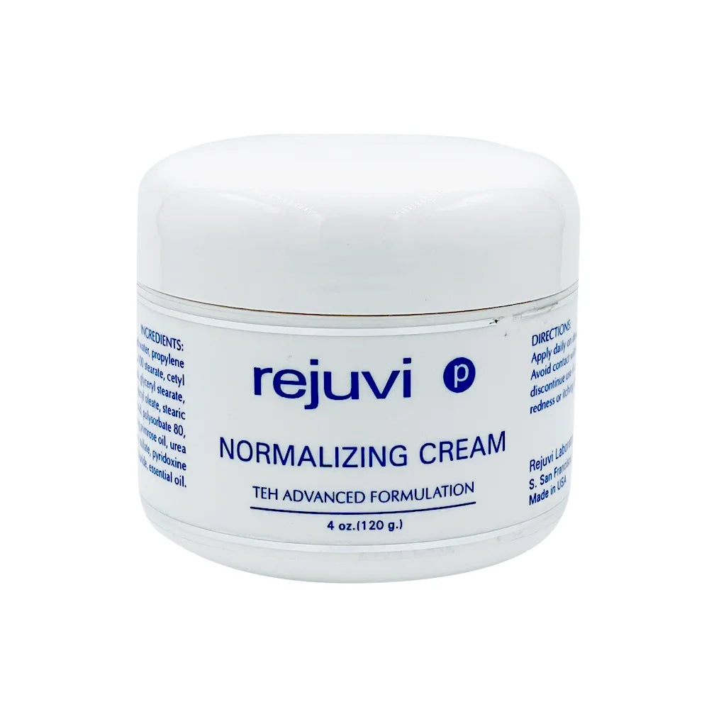 Rejuvi p Normalizing Krem Do Twarzy 120g – Słoiczek, etykieta z przodu
