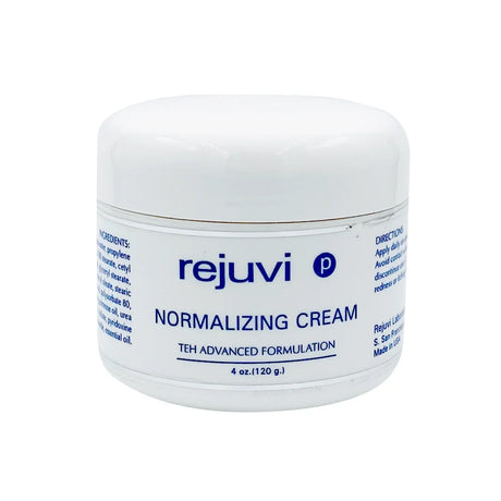Rejuvi p Normalizing Krem Do Twarzy 120g – Słoiczek, etykieta z przodu