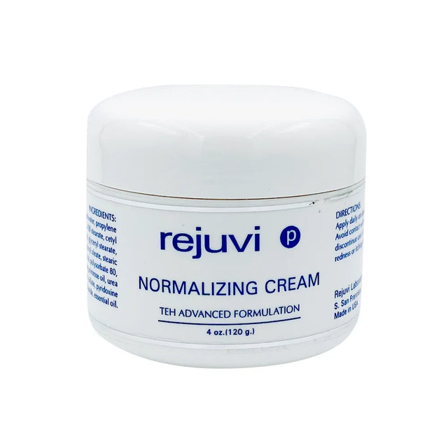 Rejuvi p Normalizing Krem Do Twarzy 120g – Słoiczek, etykieta z przodu