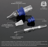 Skin Monarch Luxury Curved Magnum D-Cap Cartridges - BVShop