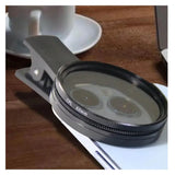 AVA Smartphone Tattoo Camera Lens 52mm CPL filter attached, showing clear, vibrant images with enhanced color and reduced glare.