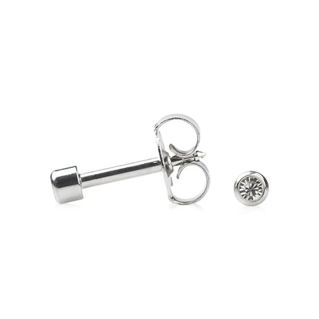 Studex April Crystal Bezel Earring - BVShop