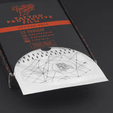 Tattoo Eazer Second Skin Protective Film 12x18cm sheets, clear adhesive film for tattoo aftercare and skin protection.