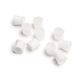 Set of 50 white silicone ink cups from The Perma for art and craft projects, durable and heat-resistant.