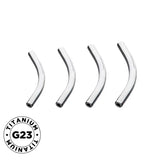 Titan Curved Barbell For Piercing - BVShop