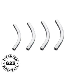 Titan Curved Barbell For Piercing - BVShop