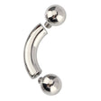 Titanium Big Size Internal Thread Curved Barbell - BVShop