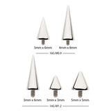 Titanium Piercing Labret Spike Tip - BVShop