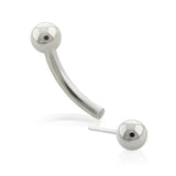Titanium Push In Curved Labret - BVShop