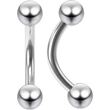 Titanium Push In Curved Labret - BVShop