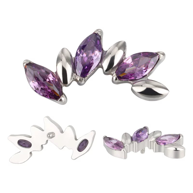 Titanium Ring Alternate Marquise - BVShop