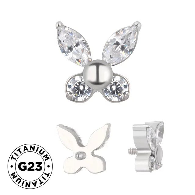 Titanium Ring Butterfly - BVShop