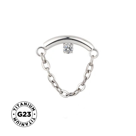 Titanium Ring Chain Dangle - BVShop