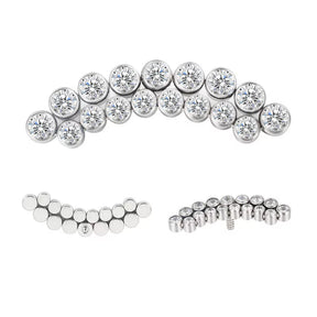 Titanium Ring Curved Line Bezel - BVShop