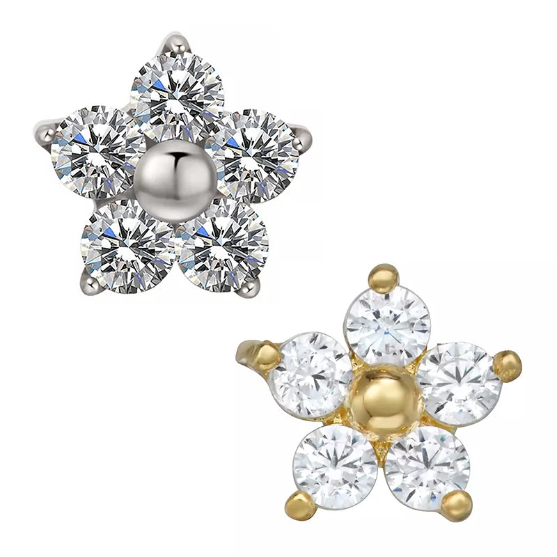 Titanium Ring Flower - BVShop