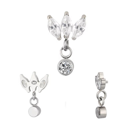 Titanium Ring Marquise Bezel - BVShop