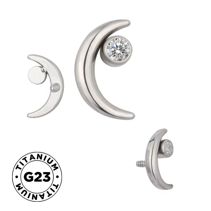 Titanium Ring Moon Bezel - BVShop