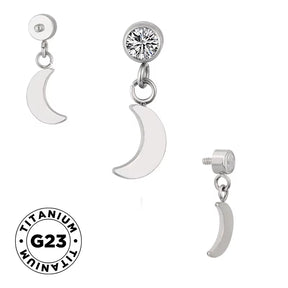 Titanium Ring Moon - BVShop