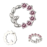 Titanium Ring Olive Wreath - BVShop