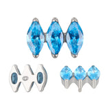 Titanium Ring Parallel Marquise - BVShop