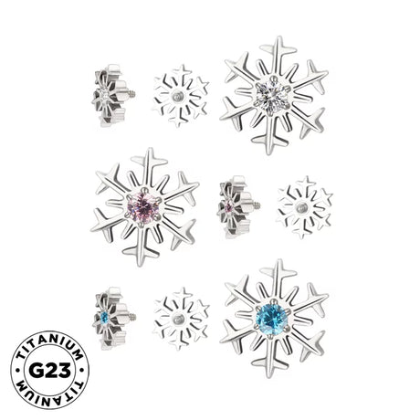 Titanium Ring Snowflake - BVShop