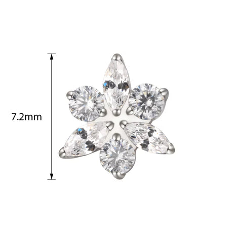 Titanium Ring Star Flower - BVShop
