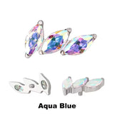 Titanium Ring Tips 3 Prong Curved Fan - BVShop