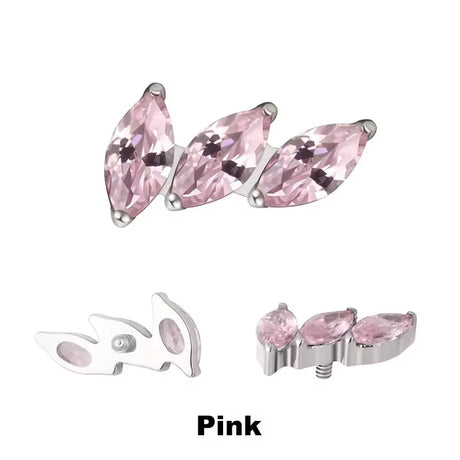 Titanium Ring Tips 3 Prong Curved Fan - BVShop