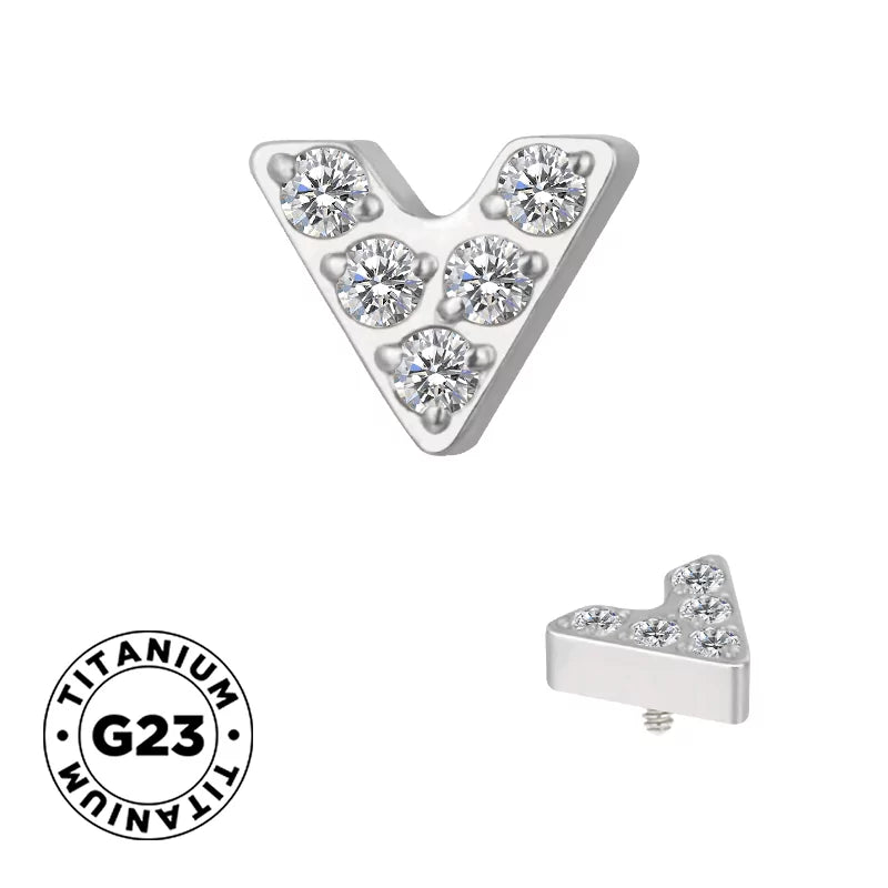 Titanium Ring V Shape - BVShop