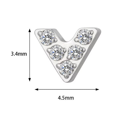 Titanium Ring V Shape - BVShop