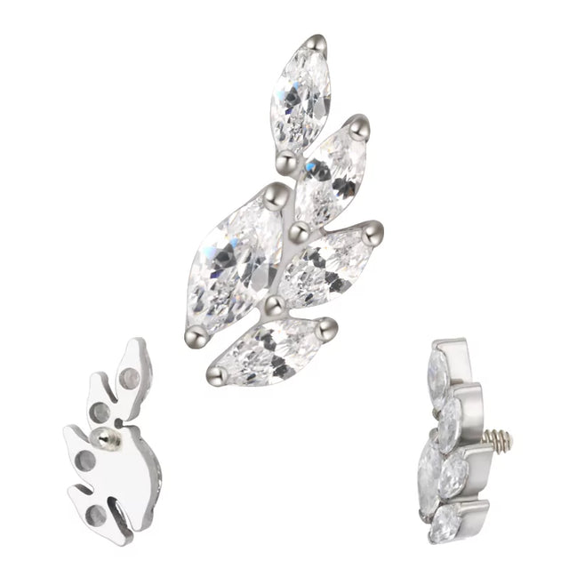 Titanium Ring Wheatear Shape - BVShop