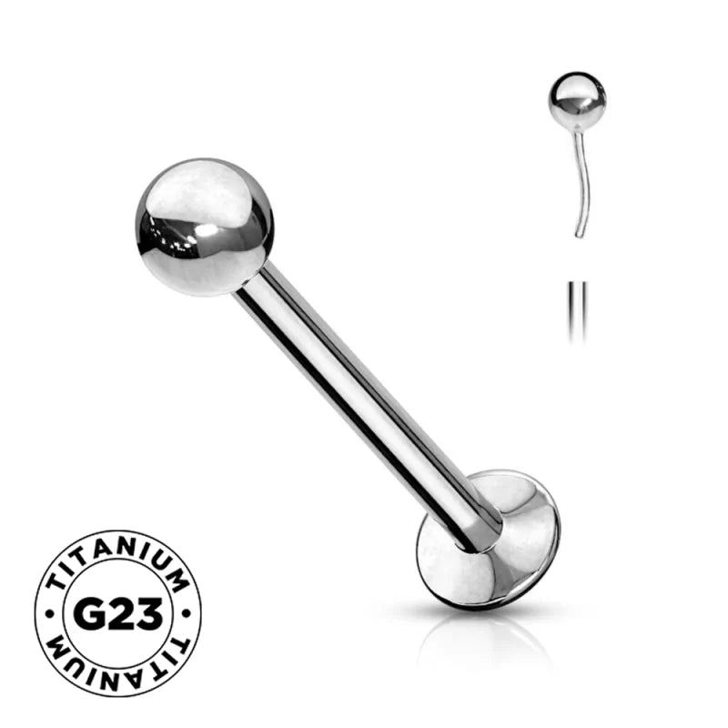 Titanium Threadless Ball Top With Labret - BVShop