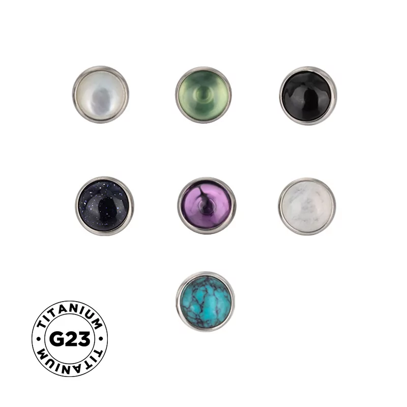 Titanium Tips With Semi Bezel - BVShop