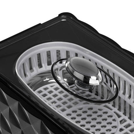 Ultrasonic washer AD-3000 capacity 0,45 L 35W Black - BVShop