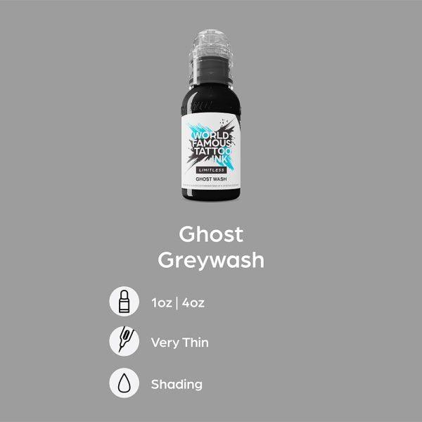 World Famous Limitless Tattoo Ink Ghost Wash - BVShop