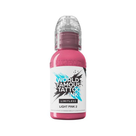 World Famous Limitless Tattoo Ink Light Pink 2 30ml - BVShop