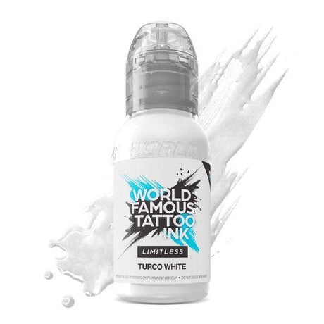 World Famous Limitless Tattoo Ink Michele Turco White 30ml - BVShop
