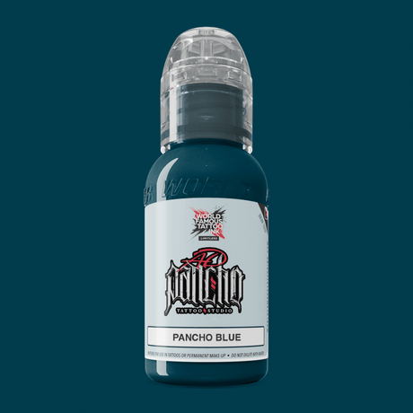 World Famous Tattoo Ink AD Pancho Blue 30ml - BVShop