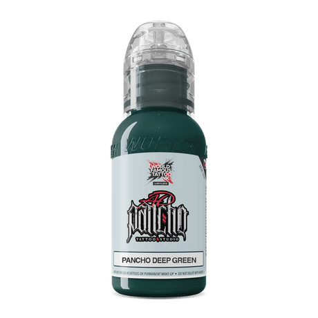 World Famous Tattoo Ink AD Pancho Deep Green 30ml - BVShop