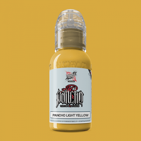 World Famous Tattoo Ink AD Pancho Light Yellow 30ml - BVShop